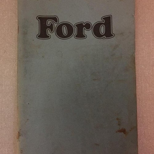 1974 Ford Owner's Manual