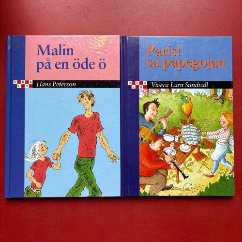 7 BÖRJA LÄSA böcker bla Pippi Långstrump har julgransplundring