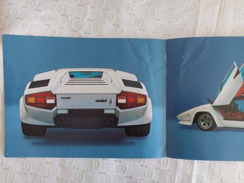 Lamborghini Countach LP500 S in english/italiano/français/deutsch