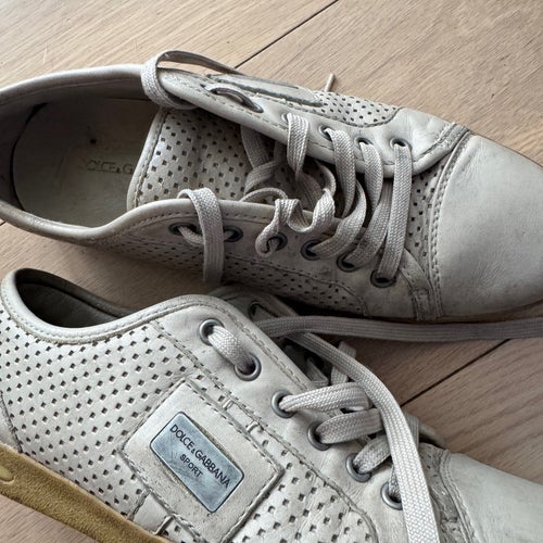 Dolce & Gabbana sneakers i beige, EU 39.5