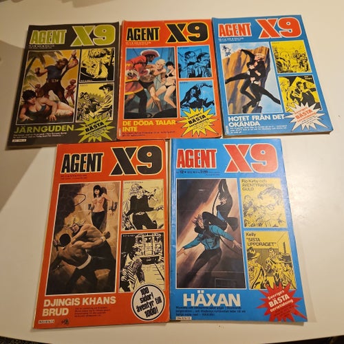Kort auktion - Agent X9: 1975