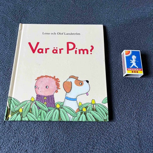 Var är Pim? Lena Landström Klassiker bok böcker PIM småbarn