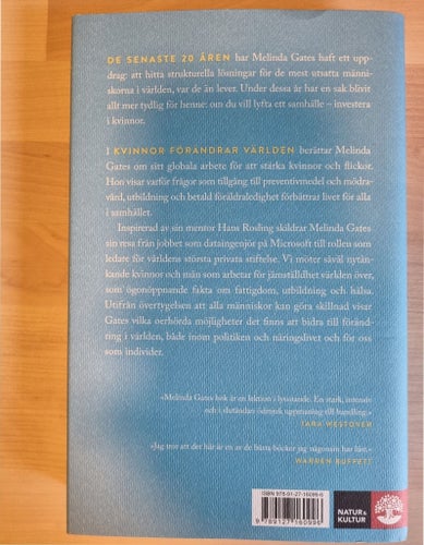Kvinnor förändrar världen av Melinda Gates, 2019