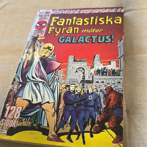 Fantastiska Fyran möter Galactus! Marvel Pocket