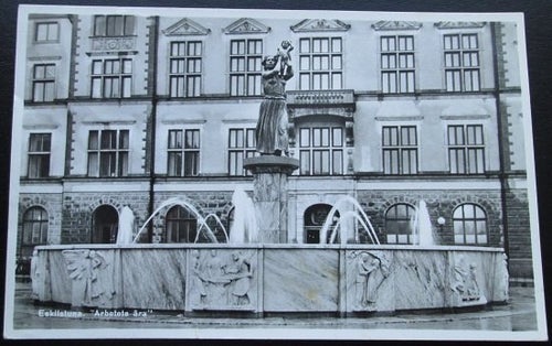 Eskilstuna - Ivar Johansson Arbetets ära ~1943 - Förlag Axel Eliassons Konstförl