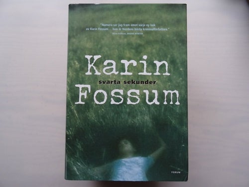 Svarta sekunder av Karin Fossum, INB
