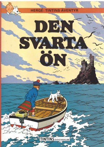 Tintin Den Svarta Ön 1992 skick fn-vf