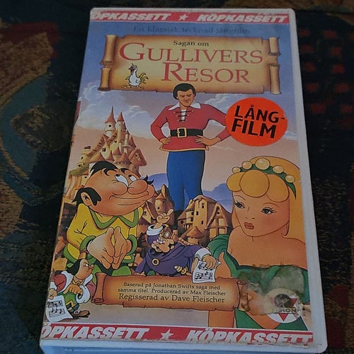 Gullivers Resor VHS Svenskt Tal