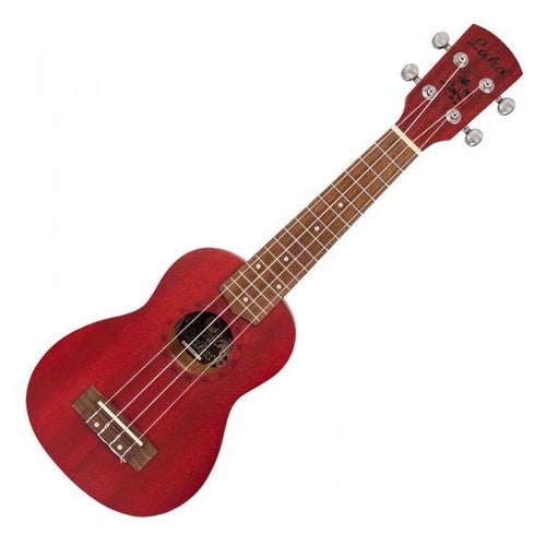Laka Soprano Ukulele & Bag – Red