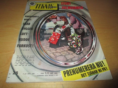 TEKNIK FÖR ALLA NR 25 1961. AUSTIN HEALEY SPRITE, M.M