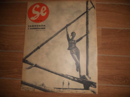 Se nr29 1955 Greta Garbo, Gunnar Nordahl, cirkus zoo