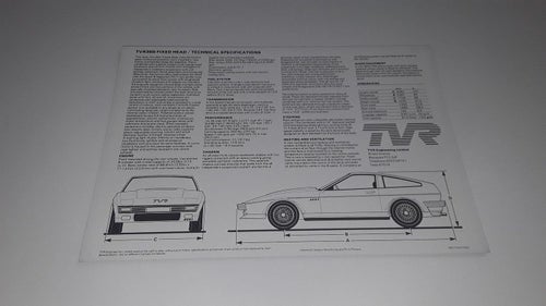 TVR 350i Fixedhead 2 sidor tryckt ? engesk text