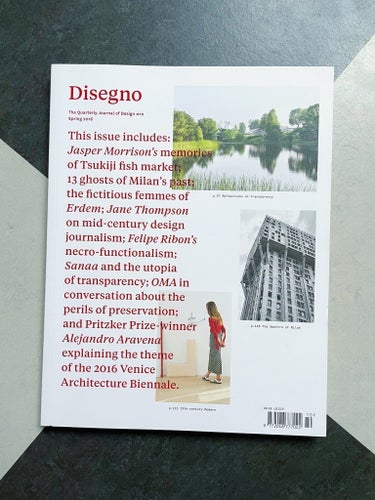 Disegno: The Quarterly Journal of Design #10 Spring 2016