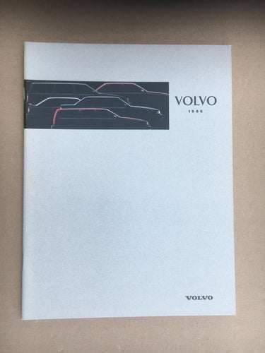 VOLVO Försäljningsbroschyr Modellprogram 440 460 850 940 960 1996
