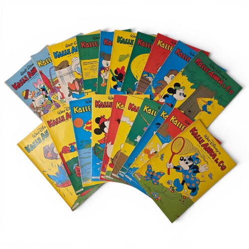 Kalle Anka & Co Serietidningar - 20 st 1974-1977