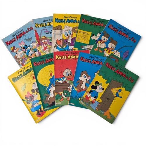 Kalle Anka & Co Serietidningar - 20 st 1974-1977