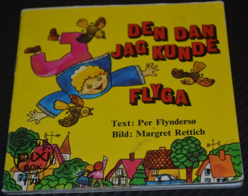 Äldre Pixibok Den dan jag kunde flyga