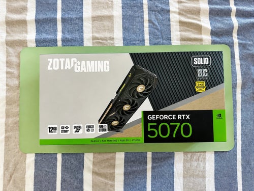 ZOTAC GeForce RTX 5070 SOLID OC 12GB GDDR7 – Ny & fabriksförseglad