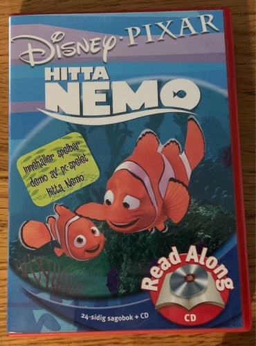 Disney Pixar Hitta Nemo Read Along Sagobok + CD