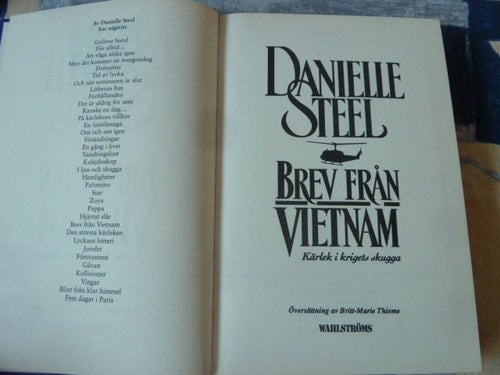 BREV FRÅN VIETNAM, D. STEEL, 1997, BÖCKER