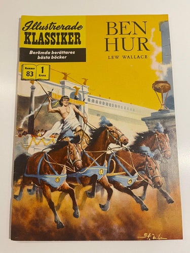 Illustrerade Klassiker  Nr 83 , Första utgåva !