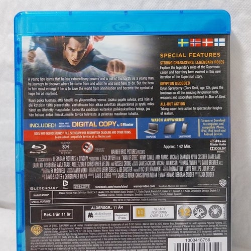 Superman Man of steel Blu-Ray