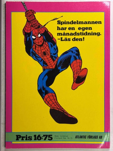 Spindelmannen Superseriealbum - 8. VF