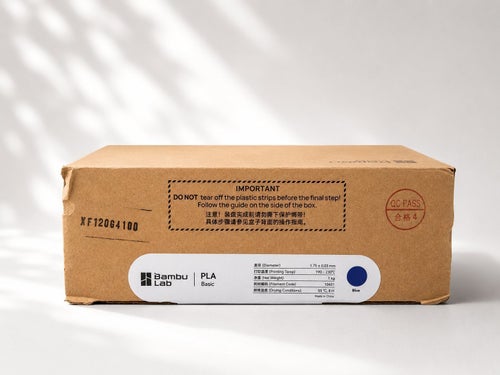 Bambu Lab PLA Basic Blue/Blå 1.75mm 1kg Filament REFILL