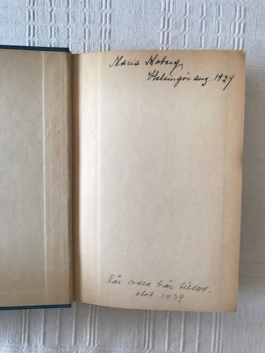 Outlines of Child Study, Gruenberg, 1927, namnad av Maria Moberg,