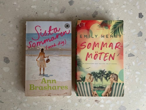 Två romaner/skönlitteratur, Emily Henry & Ann Brashares (romance)
