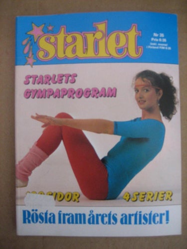 Starlet Nr:35-1983(Idolbild på Hall & Oates, Meat Loaf, Eurythmics)