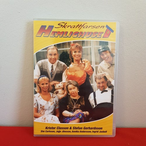 DVD - Skrattfarsen Hemlighuset - Jojje Jönsson - Fint Skick