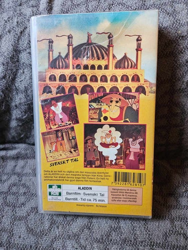 ALADDIN - .SVENSK TAL - VHS .