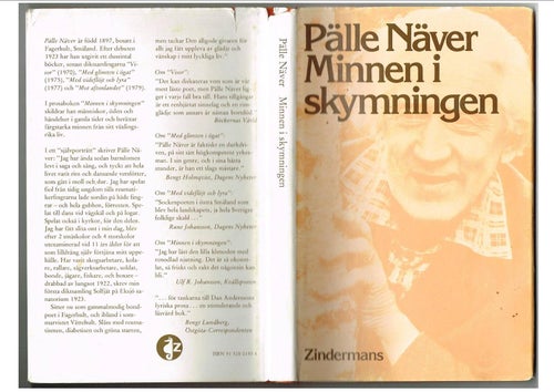 MINNEN I SKYMNINGEN - Pälle Näver (1979)