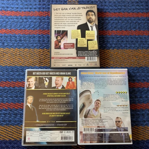 3 x Johan Glans & David Batra | DVD | Det bleka hotet World Tour of Skandinavien