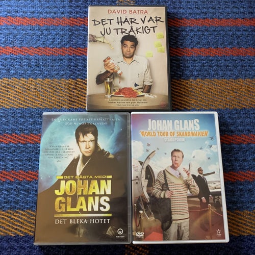 3 x Johan Glans & David Batra | DVD | Det bleka hotet World Tour of Skandinavien