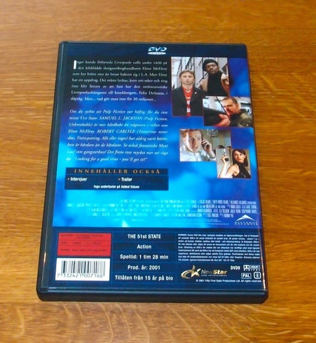 The 51st State (2001) - DVD - SVENSK TEXT - Samuel L. Jackson