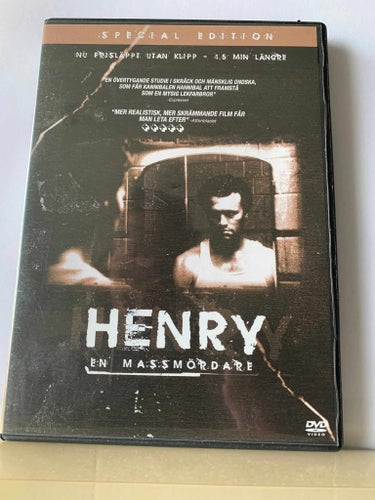 Henry : En massmördare, Dvd