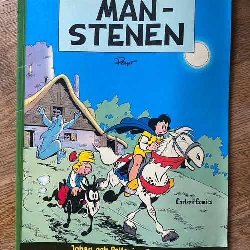MÅNSTENEN av Peyo, Johan och Pellerins äventyr