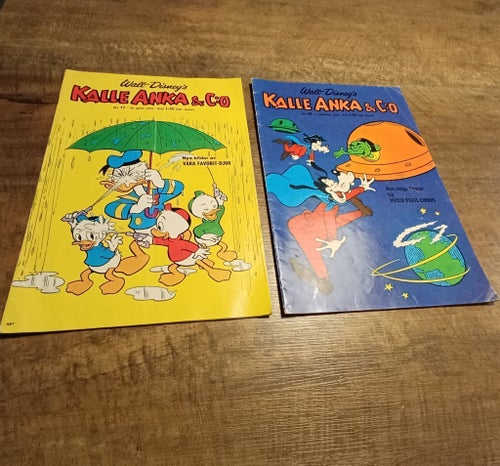 Kalle Anka & Co, Walt Disney, 1970-77 8st