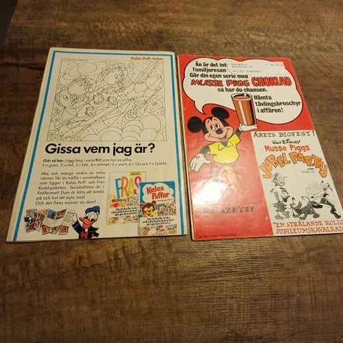Kalle Anka & Co, Walt Disney, 1970-77 8st