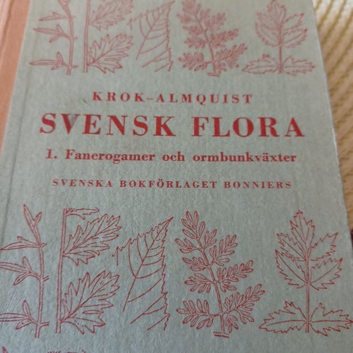 Svensk Flora av Krok-Almquist, 1937