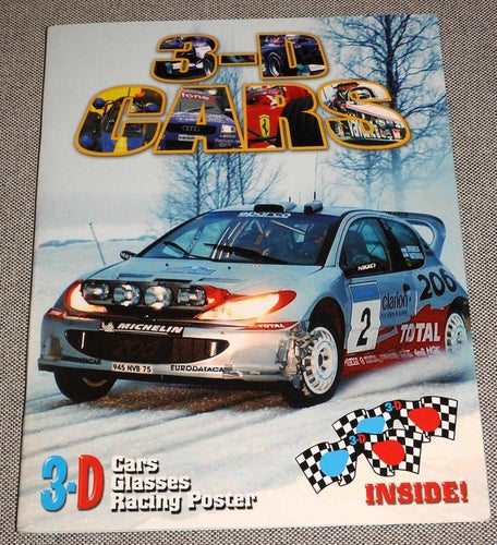 3D Cars - Including Glasses - English