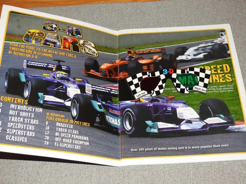 3D Cars - Including Glasses - English