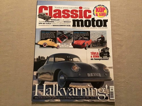 CLASSIC MOTOR NR 2 2011 HUSQVARNA 145,BERKELEY T 60,GOLIATH,TRIUMPH,PORSCHE 356