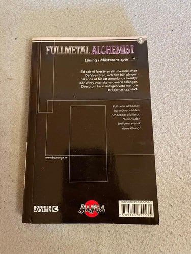 Fullmetal alchemist vol 5 - svenska manga anime full metal shonen