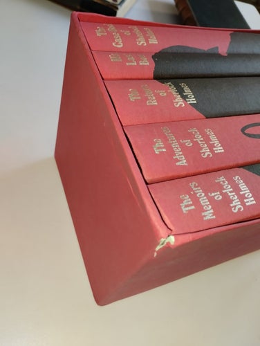 Sherlock holmes Arthur conan doyle 5 books folio society
