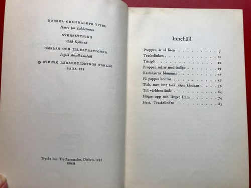 HEJA, TRASKELINKEN! Sverre Gran 1955