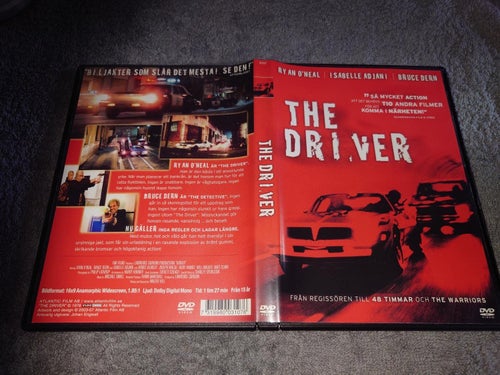 The Driver (av Walter Hill med Ryan O'Neal, Bruce Dern, Isabelle Adjani)