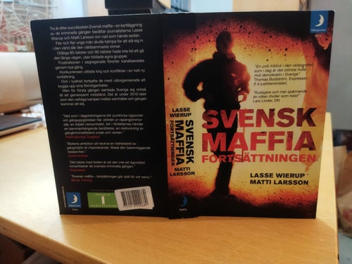 Svensk Maffia fortsättningen av Lasse Wierup, Matti Larsson, bok, fine